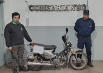 La Policía recuperó una motocicleta que había sido sustraída