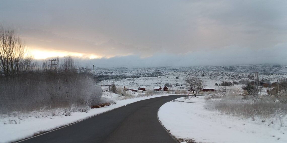 Paisajes de San Luis en esta jornada de nieve