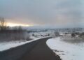 Paisajes de San Luis en esta jornada de nieve