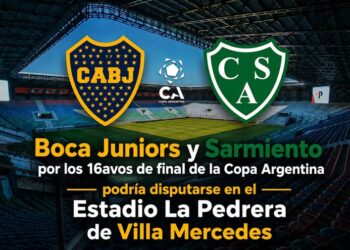 ¿BOCA y Sarmiento podrían jugar en La Pedrera por la Copa Argentina🔥