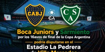 ¿BOCA y Sarmiento podrían jugar en La Pedrera por la Copa Argentina🔥