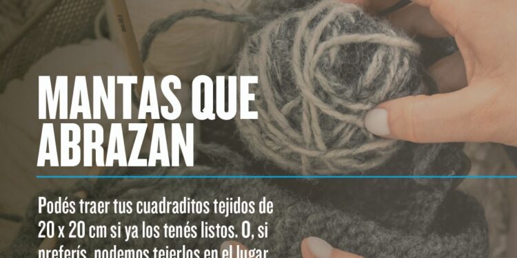 Invitan a participar del taller solidario “Mantas que Abrazan”