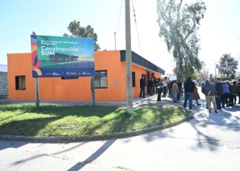 Quedó inaugurado el nuevo salón de usos múltiples del barrio Campaña del Desierto