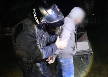 Intentó sustraer materiales de una obra en construcción. Fue demorado