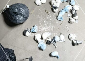 Un hombre encontró cocaína en una mochila que habían dejado en su casa y dio aviso a la Policía.