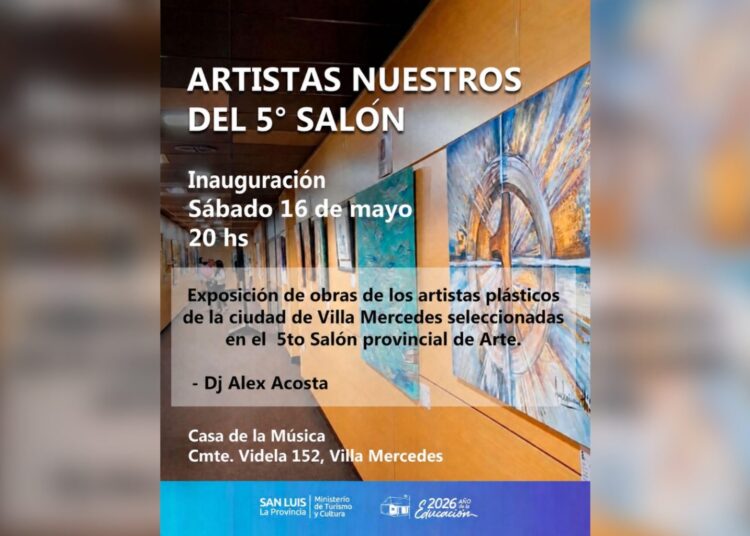 La Casa de la Música de Villa Mercedes abrirá la muestra ‘Artistas Nuestros del 5° Salón’
