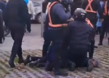 Dos personas fueron demoradas tras incidentes ocurridos durante los festejos del triunfo de la Selección en Plaza del Mercado