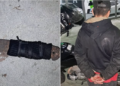 Demoraron a un hombre armado con un cuchillo en la vía pública