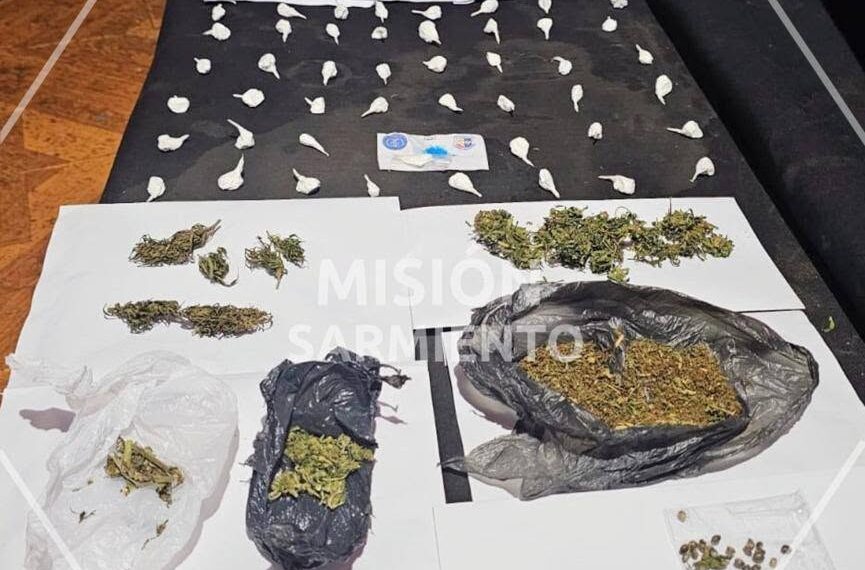 Desarticularon cuatro centros de venta y distribución de drogas y sustancia valuada en más de 17 millones de pesos. Seis detenidos.