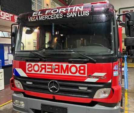 El cuartel de Bomberos Voluntarios El Fortin suma una nueva unidad