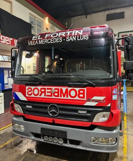 El cuartel de Bomberos Voluntarios El Fortin suma una nueva unidad