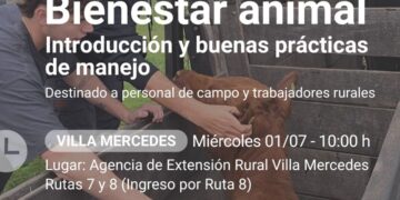 Dictarán una capacitación gratuita sobre bienestar animal para trabajadores rurales en San Luis y Villa Mercedes