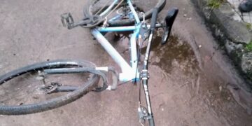 Un ciclista resultó lesionado tras un siniestro vial