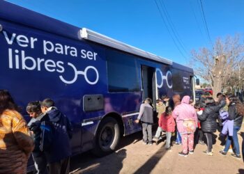 Continúa en San Luis y Villa Mercedes la atención de los colectivos oftalmológicos