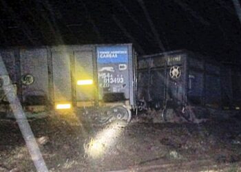 Nueva Escocia: descarrilaron vagones de un tren cargado con carbón; no hubo personas heridas