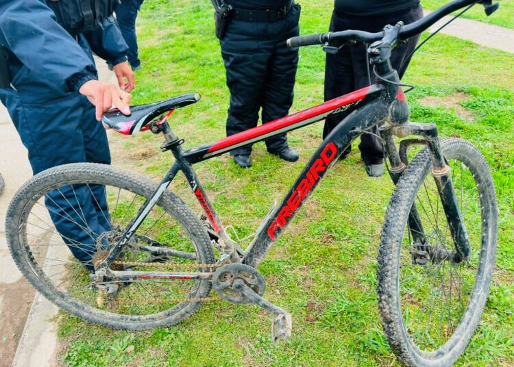 Recuperaron una bicicleta que tenía pedido de secuestro u demoraron a un joven