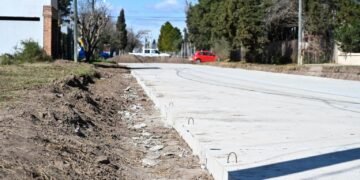 Provincia y Municipio avanzan con nuevas obras de pavimentación en Villa Mercedes