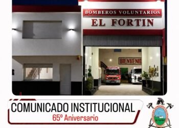 El cuartel de bomberos voluntarios El Fortin celebra este miércoles, los 65 años sirviendo a la comunidad