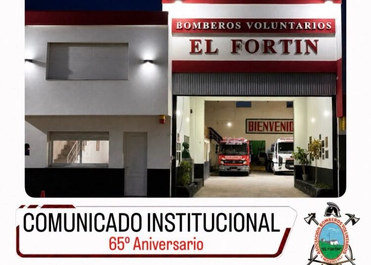 El cuartel de bomberos voluntarios El Fortin celebra este miércoles, los 65 años sirviendo a la comunidad