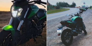 Roban una moto en plena tarde