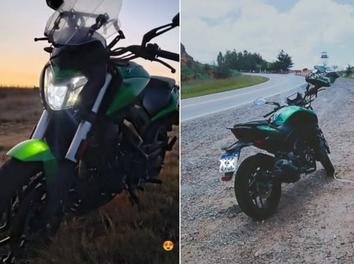 Roban una moto en plena tarde