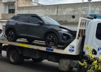 Detuvieron al conductor de un vehículo involucrado en un siniestro vial