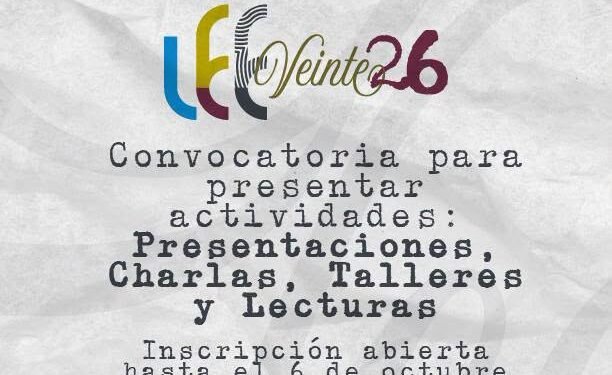 Convocatoria abierta a sumarse a la Feria Literaria Villa Mercedes Lee 2026