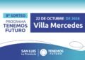 Resultados del octavo sorteo de ‘Tenemos Futuro’. Beneficiarios de Villa Mercedes