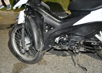 Un joven resultó lesionado tras un accidente de tránsito